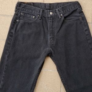 Men's Black Straight Leg 505 Levi's 31" X 31"
